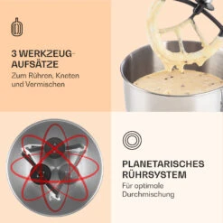 Bella Küchenmaschine 2000 W / 2,7 PS 5 Ltr Edelstahl BPA-frei -Optimal Küchengeräte Geschäft 10008232 de 0004 logo