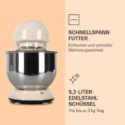 Bella Küchenmaschine 2000 W / 2,7 PS 5 Ltr Edelstahl BPA-frei -Optimal Küchengeräte Geschäft 10008232 de 0005 logo