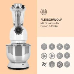 Lucia Küchenmaschine 3-in-1 2000 W / 2,7 PS 5 Ltr Edelstahl BPA-frei -Optimal Küchengeräte Geschäft 10008236 de 0005 logo
