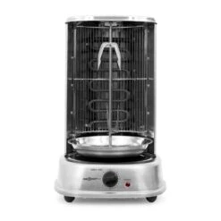 Kebap Master Vertikalgrill 1800W Edelstahl Inkl. Spieß Set -Optimal Küchengeräte Geschäft 10009353 yy 0003 front oneconcept vertikalgrill