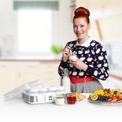 Gaia Joghurtmaker 12 Gläser A 150 Ml Timer Edelstahl 8 Gaia Joghurtmaker 12 Gläser A 150 Ml Timer Edelstahl -Optimal Küchengeräte Geschäft 10011602 yy 0002 titel enie Klarstein Gaia Joghurtmaker weiss