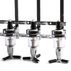 Hazlehov Sixtett 6-fach Getränkespender Dosierer Wandmontage -Optimal Küchengeräte Geschäft 10026799 yy 0005 titel oneConcept Hazlehov Sixtett Getraenkespender