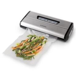 Foodlocker Vakuumierer Edelstahl 0,8 Bar 16 L/min -Optimal Küchengeräte Geschäft 10027056 yy 0010 ambient 02 Klarstein Foodlocker Vakkumierer