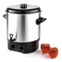 Biggie Einkochautomat Edelstahl 27 Liter 2000W Timer -Optimal Küchengeräte Geschäft 10027587 yy 0008 titel Klarstein Biggie Einkochautomat