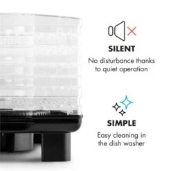 Bananarama Dörrautomat Schwarz 550W Trockner Dehydrator 6 Etagen 16 Bananarama Dörrautomat Schwarz 550W Trockner Dehydrator 6 Etagen -Optimal Küchengeräte Geschäft 10027831 yy 0006 logo Klarstein Bananarama Doerrautomat schwarz reedit