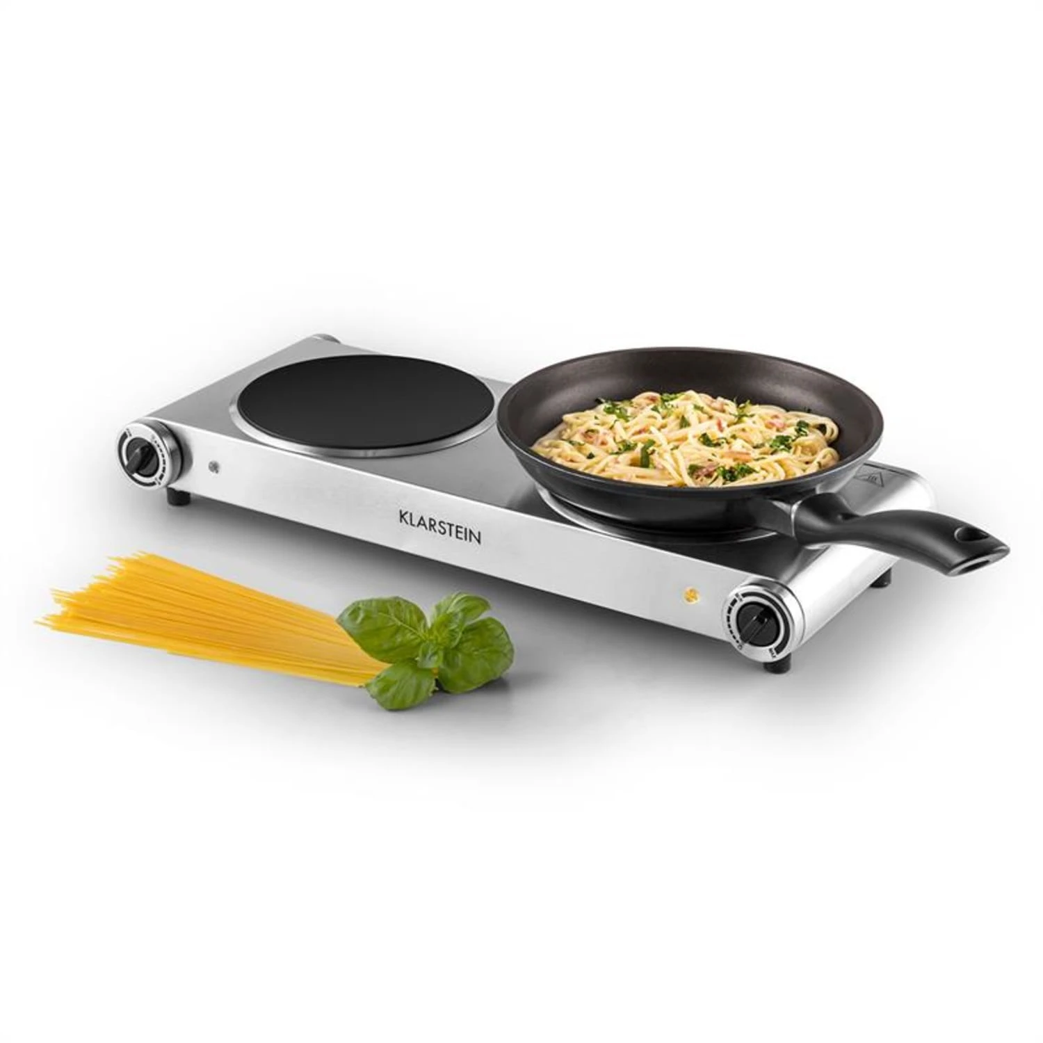 Captain Cook² Doppel-Kochplatte Infrarot 2400W Edelstahl 9 Captain Cook² Doppel-Kochplatte Infrarot 2400W Edelstahl – Bild 7