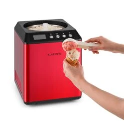 Vanilla Sky Eiscreme-Maschine Kompressor 2l 180W Edelstahl Rot -Optimal Küchengeräte Geschäft 10028874 yy 0004 ambient Klarstein Vanilla Sky Eismaschine