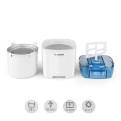 Creamberry Eiscremebereiter Flaschenkühler Frozen Yogurt 1,5l Weiß -Optimal Küchengeräte Geschäft 10028925 yy 0003 logo Klarstein Creamberry Eisbereiter reedit