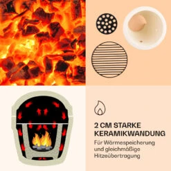 Princesize Kamado-Grill Keramikgrill Edelstahl-Grillrost Smoker BBQ 11 Princesize Kamado-Grill Keramikgrill Edelstahl-Grillrost Smoker BBQ -Optimal Küchengeräte Geschäft 10029124 de 0004 logo