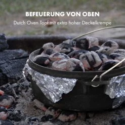 Hotrod 45 Dutch Oven BBQ-Topf 4,5 Qt / 4 Liter Gusseisen Schwarz -Optimal Küchengeräte Geschäft 10029165 de 0005 logo