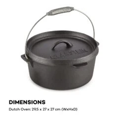 Hotrod 45 Dutch Oven BBQ-Topf 4,5 Qt / 4 Liter Gusseisen Schwarz -Optimal Küchengeräte Geschäft 10029165 yy 0008 logo