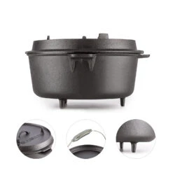 Hotrod 145 Dutch Oven BBQ-Topf 12 Qt / 11,4 Liter Gusseisen Schwarz 10 Hotrod 145 Dutch Oven BBQ-Topf 12 Qt / 11,4 Liter Gusseisen Schwarz -Optimal Küchengeräte Geschäft 10029168 yy 0004 logo