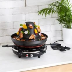 Taste Volcano Tartarengrill Raclettegrill 1500 W 6 Personen Schwarz 9 Taste Volcano Tartarengrill Raclettegrill 1500 W 6 Personen Schwarz -Optimal Küchengeräte Geschäft 10030307 yy 0002 ambient Klarstein Tataren Grill Raclette Grill