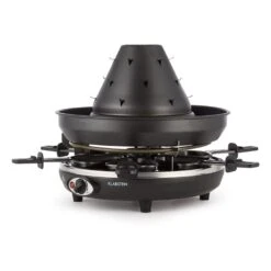 Taste Volcano Tartarengrill Raclettegrill 1500 W 6 Personen Schwarz 13 Taste Volcano Tartarengrill Raclettegrill 1500 W 6 Personen Schwarz -Optimal Küchengeräte Geschäft 10030307 yy 0007 front Klarstein Tataren Grill Raclette Grill