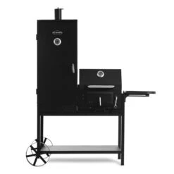 Fleischbrocken Holzkohlegrill Smoker Räucherofen BBQ-Grill Schwarz 12 Fleischbrocken Holzkohlegrill Smoker Räucherofen BBQ-Grill Schwarz -Optimal Küchengeräte Geschäft 10030554 yy 0004 detail Professional charcoal grill and smoker