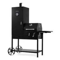 Fleischbrocken Holzkohlegrill Smoker Räucherofen BBQ-Grill Schwarz 14 Fleischbrocken Holzkohlegrill Smoker Räucherofen BBQ-Grill Schwarz -Optimal Küchengeräte Geschäft 10030554 yy 0006 titel Professional charcoal grill and smoker