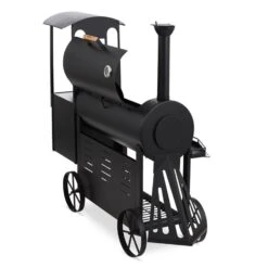 Dampflok Smoker Grill 3 Mm Stahl Schwarz -Optimal Küchengeräte Geschäft 10030555 yy 0005 titel Train Grill