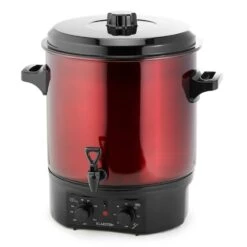 Biggie Einkochautomat Edelstahl 27 Liter 2000W Timer Rot 9 Biggie Einkochautomat Edelstahl 27 Liter 2000W Timer Rot -Optimal Küchengeräte Geschäft 10030585 yy 0004 front Klarstein Biggie Einkochautomat 27 Liter rot