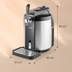 Skal Bierzapfanlage Bierkühler 5l Fässer CO2 Edelstahl -Optimal Küchengeräte Geschäft 10030663 yy 0007 logo
