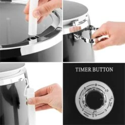 Ecowash-Pico Mini-Waschmaschine Schleuderfunktion 3,5 Kg 380W Schwarz -Optimal Küchengeräte Geschäft 10030789 yy 0006 detail oneConcept Ecowash Pico Mini Waschmaschine schwarz