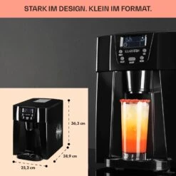 Ice Volcano 2G Eismaschine LED 12kg Je 24h 2l 6-12min Schwarz -Optimal Küchengeräte Geschäft 10030844 DE 0006 usp