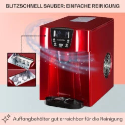 Ice Volcano 2G Eismaschine LED 12kg Je 24h 2l 6-12min Rot 15 Ice Volcano 2G Eismaschine LED 12kg Je 24h 2l 6-12min Rot -Optimal Küchengeräte Geschäft 10030849 DE 0005 usp