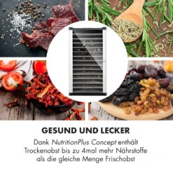 Fruit Jerky 14 Dörrautomat 1000W 30 Bis 70 °C 14 Etagen LC-Display -Optimal Küchengeräte Geschäft 10031317 de 0005 logo