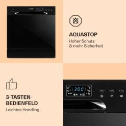 Amazonia 8 Geschirrspülmaschine 1620 Watt 8 Maßgedecke 49 DB Aquastop 13 Amazonia 8 Geschirrspülmaschine 1620 Watt 8 Maßgedecke 49 DB Aquastop -Optimal Küchengeräte Geschäft 10031525 de 0005 logo