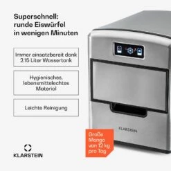 Metropolitan Eiswürfelmaschine 12kg/24h Digitales Display -Optimal Küchengeräte Geschäft 10031881 de 0002 usp