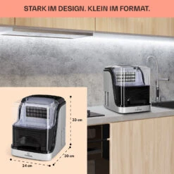 Kristall Eiswürfelmaschine Kristalleis 2 Größen 2,5l Wassertank 14 Kristall Eiswürfelmaschine Kristalleis 2 Größen 2,5l Wassertank -Optimal Küchengeräte Geschäft 10031891 de 0006 usp