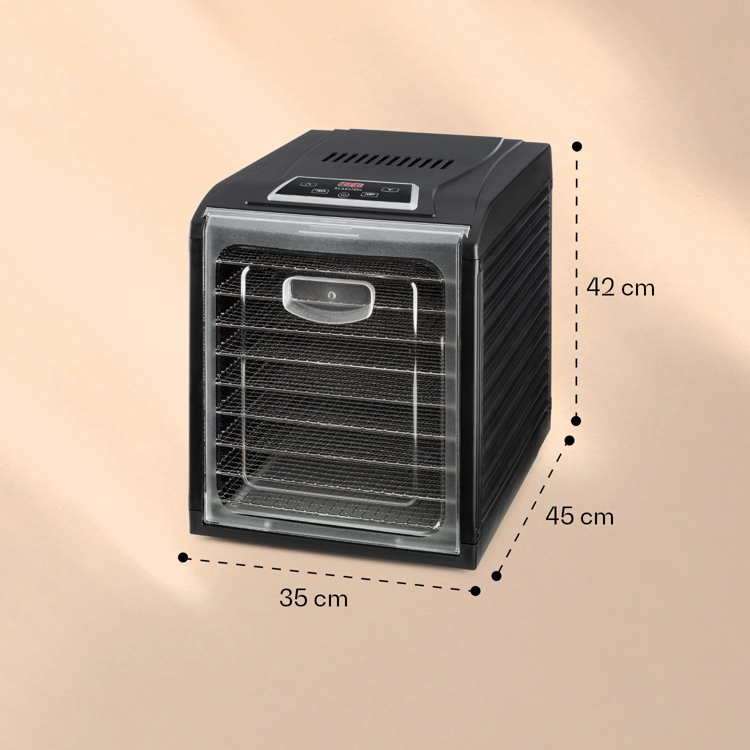 Fruit Jerky Plus 9 Dörrautomat Timer 9 Ablagen 600-700 W 35-70 °C 7 Fruit Jerky Plus 9 Dörrautomat Timer 9 Ablagen 600-700 W 35-70 °C – Bild 5