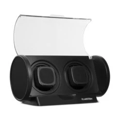 Lugano Uhrenbeweger Kunststoff 2 Uhren 4 Modi Schwarz -Optimal Küchengeräte Geschäft 10032007 yy 0002 titel title1 Klarstein Lugano Uhrenbeweger schwarz