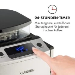 Aromatica X Kaffeemaschine Mahlwerk Glaskanne Aroma+ Edelstahl 17 Aromatica X Kaffeemaschine Mahlwerk Glaskanne Aroma+ Edelstahl -Optimal Küchengeräte Geschäft 10032102 de 0006 logo