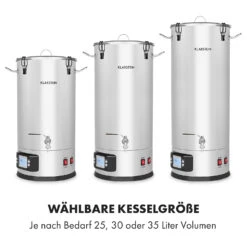 Maischfest Maischekessel 5 Teile 1500/3000W 25l LCD Touch 13 Maischfest Maischekessel 5 Teile 1500/3000W 25l LCD Touch -Optimal Küchengeräte Geschäft 10032121 de 0003 logo