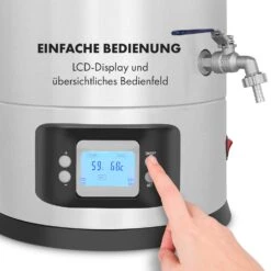 Maischfest Maischekessel 5 Teile 1500/3000W 25l LCD Touch 17 Maischfest Maischekessel 5 Teile 1500/3000W 25l LCD Touch -Optimal Küchengeräte Geschäft 10032121 de 0007 logo