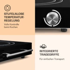 VariCook Duo Kochplatte 3000W Edelstahlgehäuse Tragegriffe -Optimal Küchengeräte Geschäft 10032125 de 0004 logo