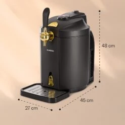 Skal Bierzapfanlage Bierkühler 5l Fässer CO2 Edelstahl Schwarz -Optimal Küchengeräte Geschäft 10032176 yy 0007 logo