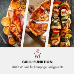 Fine Dinesty 2-in-1-Mikrowelle: 23l 800W / Grill: 1000W Blau -Optimal Küchengeräte Geschäft 10032201 de 0002 logo