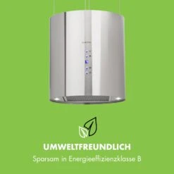 Barett Inselabzugshaube Ø35cm Umluft 558 M³/h LED Aktivkohlefilter -Optimal Küchengeräte Geschäft 10032301 de 0006 logo
