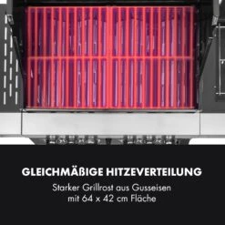 Tomahawk 4.2 SBG Gasgrill 6 Brenner 20,7 KW 64x42cm Grill Edelstahl -Optimal Küchengeräte Geschäft 10032308 de 0007 logo