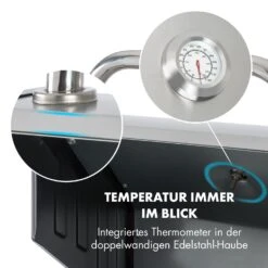 Lucifer 2.0-T Gasgrill 2 X 3,5 KW Brenner 45x44cm Grill Edelstahl -Optimal Küchengeräte Geschäft 10032455 de 0007 logo