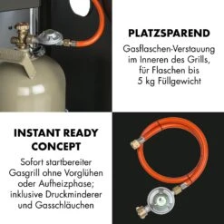 Lucifer 2.0-T Gasgrill 2 X 3,5 KW Brenner 45x44cm Grill Edelstahl -Optimal Küchengeräte Geschäft 10032455 de 0008 logo