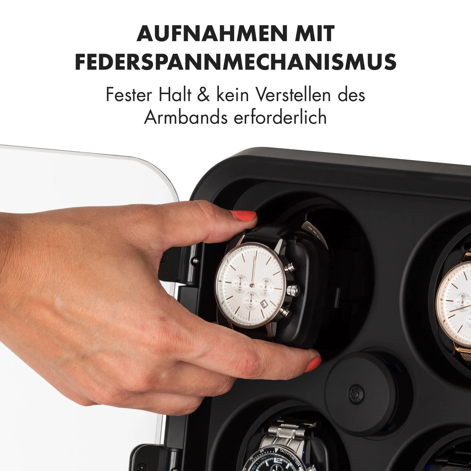 Clover Uhrenbeweger 4 Uhren 3 Rotationen 4 Geschwindigkeiten LED 9 Clover Uhrenbeweger 4 Uhren 3 Rotationen 4 Geschwindigkeiten LED – Bild 7