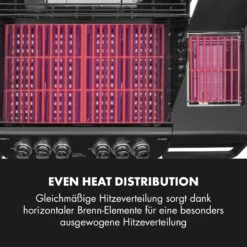 Highgrade 4 IB Gasgrill 6 Brenner 19,8 KW 71x46cm Grill Edelstahl -Optimal Küchengeräte Geschäft 10032580 de 0006 logo