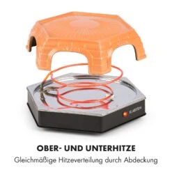 Capricciosa Pizzaofen 1500W Abdeckung Aus Terracotta Warmhaltefunktion -Optimal Küchengeräte Geschäft 10032597 de 0007 logo