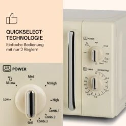 Caroline Mikrowellen-Grill 20 Ltr 700 W / 1000 W Ø 25,5cm Retro 11 Caroline Mikrowellen-Grill 20 Ltr 700 W / 1000 W Ø 25,5cm Retro -Optimal Küchengeräte Geschäft 10032641 de 0004 logo