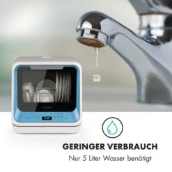 Amazonia Mini Geschirrspülmaschine 6 Programme LED-Display -Optimal Küchengeräte Geschäft 10032678 de 0006 logo