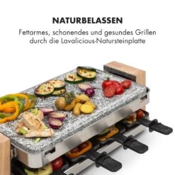 Prime-Rib Raclettegrill 8 Pers. 1500 W Natursteinplatte Edelstahl Holz -Optimal Küchengeräte Geschäft 10032695 de 0003 logo