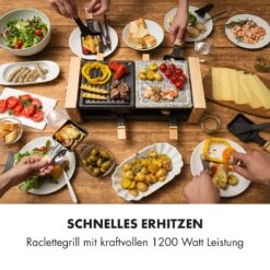 Chateaubriand Nuovo Raclette 1200W Aluminium / Stein 8 Personen Holz -Optimal Küchengeräte Geschäft 10032729 de 0002 logo
