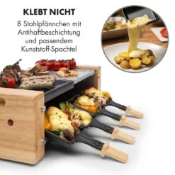Chateaubriand Nuovo Raclette 1200W Aluminium / Stein 8 Personen Holz -Optimal Küchengeräte Geschäft 10032729 de 0004 logo